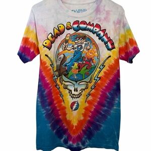 Liquid Blue Dead & Company 2023 Final Tour Tie Dye Tee SMALL EUC